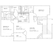Floorplan-2Bd/2Bath-ChamberlainToo